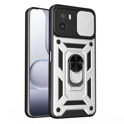 Sliding Camera Cover Design TPU+PC Phone Case, For vivo T1 Pro, For vivo Y15s