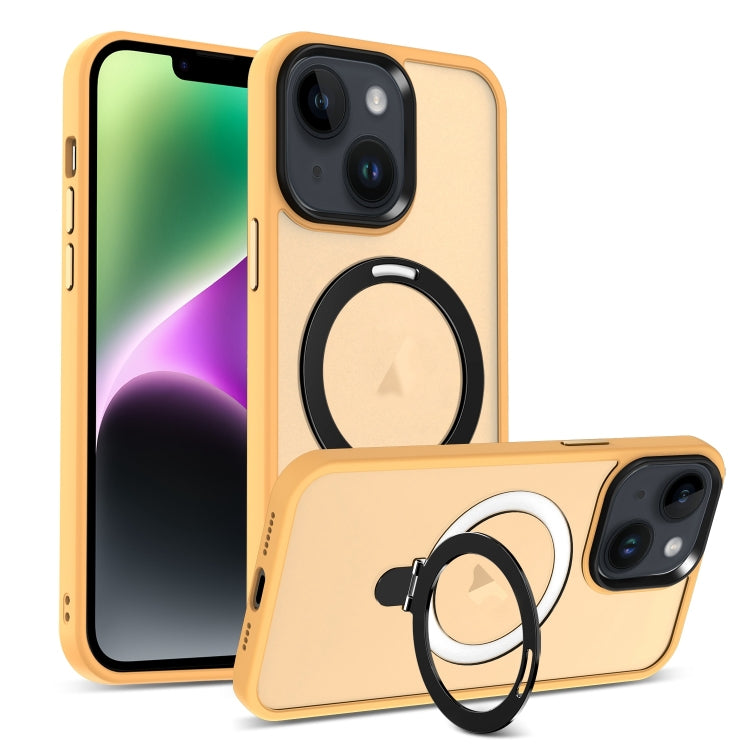 Skin-feel MagSafe Holder PC Hybrid TPU Phone Case, For iPhone 14 Plus, For iPhone 14, For iPhone 14 Pro Apple Accessories engski4430 iPhone 14 Plus - APEXEL INDIA - Mobile Lens - Mobile Camera Lens - Cellphone Accessories - Phone Lens - Smartphone Lens