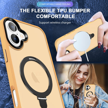 Skin-feel MagSafe Holder PC Hybrid TPU Phone Case, For iPhone 16 Plus, For iPhone 16, For iPhone 15 Pro Max Apple Accessories engski4428 iPhone 16 Plus - APEXEL INDIA - Mobile Lens - Mobile Camera Lens - Cellphone Accessories - Phone Lens - Smartphone Lens