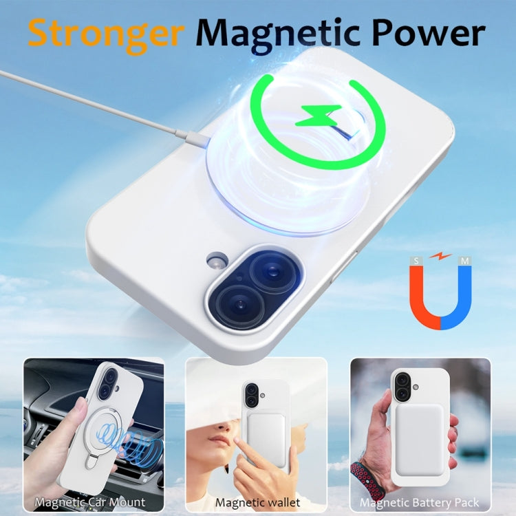 Liquid Silicone MagSafe Magnetic Phone Case with Ring Holder, For iPhone 16 Plus, For iPhone 16 Apple Accessories engliq4414 iPhone 16 Plus - APEXEL INDIA - Mobile Lens - Mobile Camera Lens - Cellphone Accessories - Phone Lens - Smartphone Lens