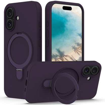 Liquid Silicone MagSafe Magnetic Phone Case with Ring Holder, For iPhone 16 Plus, For iPhone 16 Apple Accessories engliq4414 iPhone 16 Plus - APEXEL INDIA - Mobile Lens - Mobile Camera Lens - Cellphone Accessories - Phone Lens - Smartphone Lens