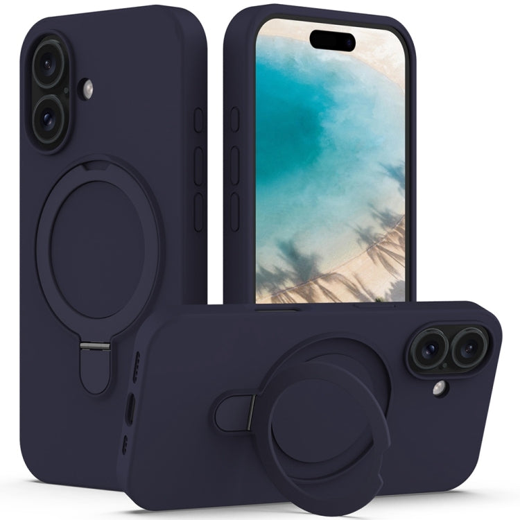 Liquid Silicone MagSafe Magnetic Phone Case with Ring Holder, For iPhone 16 Plus, For iPhone 16 Apple Accessories engliq4414 iPhone 16 Plus - APEXEL INDIA - Mobile Lens - Mobile Camera Lens - Cellphone Accessories - Phone Lens - Smartphone Lens
