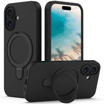 Liquid Silicone MagSafe Magnetic Phone Case with Ring Holder, For iPhone 16 Plus, For iPhone 16 Apple Accessories engliq4414 iPhone 16 Plus - APEXEL INDIA - Mobile Lens - Mobile Camera Lens - Cellphone Accessories - Phone Lens - Smartphone Lens