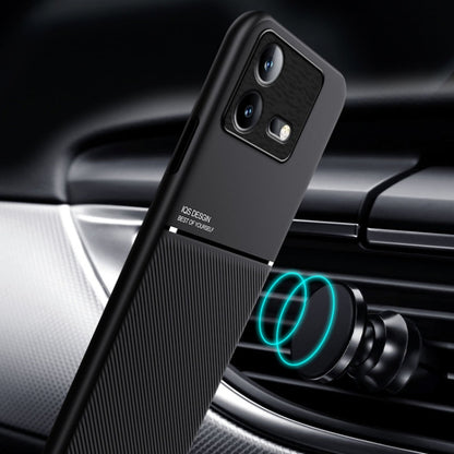 Classic Tilt Strip Grain Magnetic PC Hybrid TPU Phone Case, For vivo iQOO Neo8, For vivo Y78, For vivo Y78+, For vivo Y35 4G