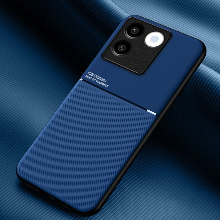 Classic Tilt Strip Grain Magnetic PC Hybrid TPU Phone Case, For vivo V29e Global, For vivo Y35+, For vivo S17, For vivo S17e, For vivo iQOO Neo8, For vivo Y78