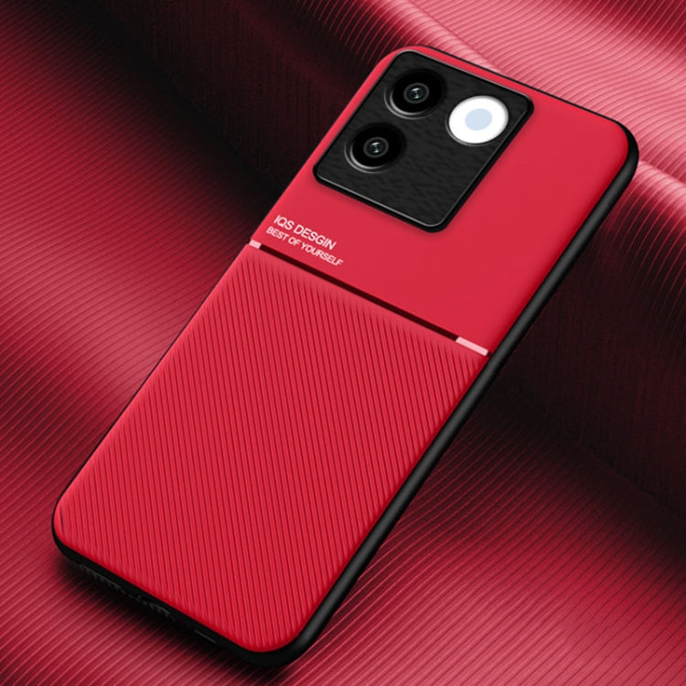 Classic Tilt Strip Grain Magnetic PC Hybrid TPU Phone Case, For vivo V29e Global, For vivo Y35+, For vivo S17, For vivo S17e, For vivo iQOO Neo8, For vivo Y78