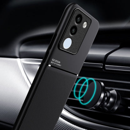 Classic Tilt Strip Grain Magnetic PC Hybrid TPU Phone Case, For vivo V29e Global, For vivo Y35+, For vivo S17, For vivo S17e, For vivo iQOO Neo8, For vivo Y78