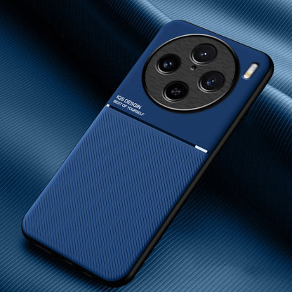 Classic Tilt Strip Grain Magnetic PC Hybrid TPU Phone Case, For vivo S18 Pro, For vivo S18, For vivo X100 Pro, For vivo X100, For vivo iQOO 12, For vivo V29e