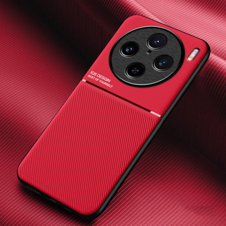 Classic Tilt Strip Grain Magnetic PC Hybrid TPU Phone Case, For vivo S18 Pro, For vivo S18, For vivo X100 Pro, For vivo X100, For vivo iQOO 12, For vivo V29e