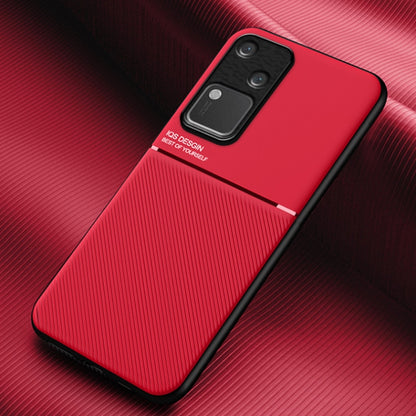 Classic Tilt Strip Grain Magnetic PC Hybrid TPU Phone Case, For vivo S18 Pro, For vivo S18, For vivo X100 Pro, For vivo X100, For vivo iQOO 12, For vivo V29e