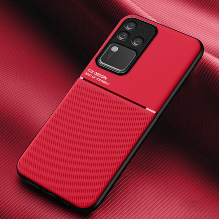 Classic Tilt Strip Grain Magnetic PC Hybrid TPU Phone Case, For vivo S18 Pro, For vivo S18, For vivo X100 Pro, For vivo X100, For vivo iQOO 12, For vivo V29e