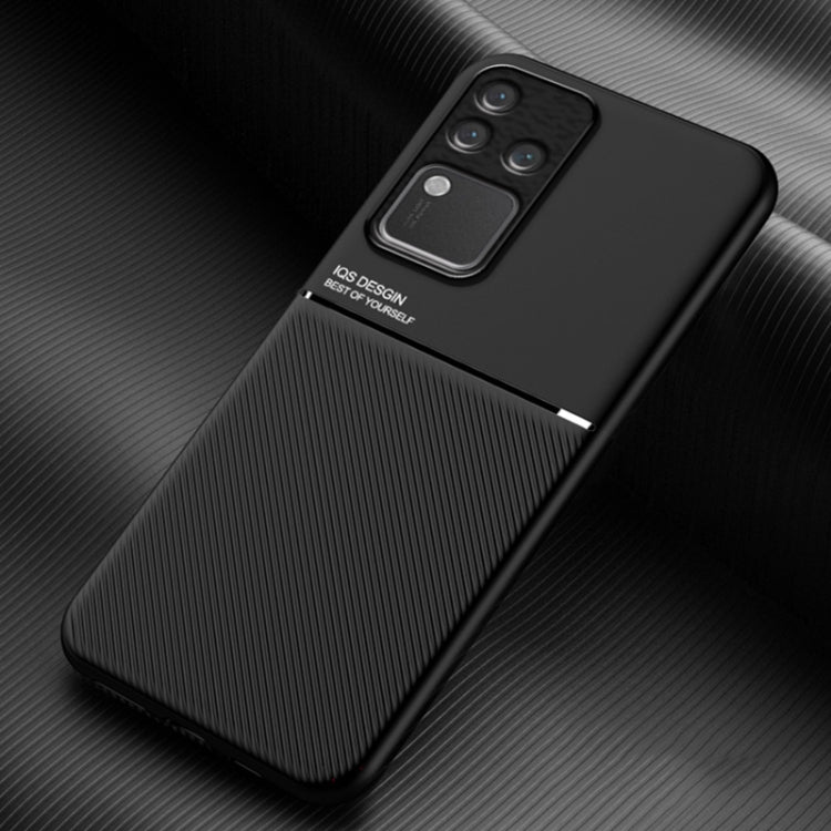 Classic Tilt Strip Grain Magnetic PC Hybrid TPU Phone Case, For vivo S18 Pro, For vivo S18, For vivo X100 Pro, For vivo X100, For vivo iQOO 12, For vivo V29e