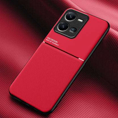 Classic Tilt Strip Grain Magnetic PC Hybrid TPU Phone Case, For vivo Y78, For vivo Y78+, For vivo Y35 4G OnePlus &amp; OPPO Accessories - APEXEL INDIA - Mobile Lens - Mobile Camera Lens - Cellphone Accessories - Phone Lens - Smartphone Lens