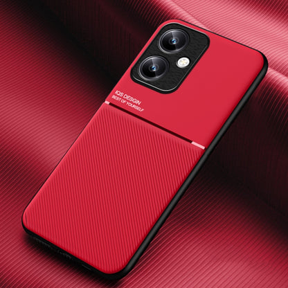 Classic Tilt Strip Grain Magnetic PC Hybrid TPU Phone Case, For vivo V29e Global, For vivo Y35+, For vivo S17, For vivo S17e, For vivo iQOO Neo8, For vivo Y78