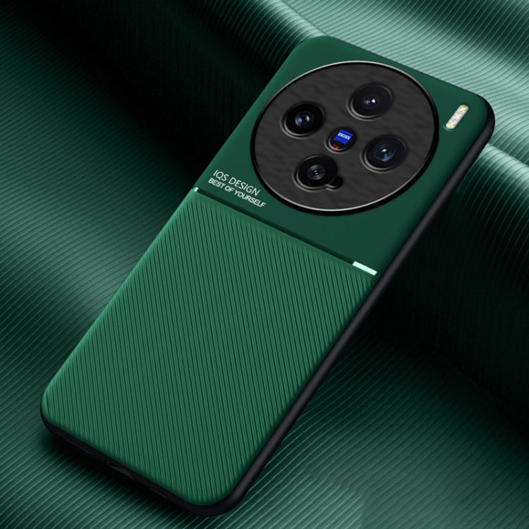 Classic Tilt Strip Grain Magnetic PC Hybrid TPU Phone Case, For vivo S20 Pro, For vivo X200, For vivo X200 Pro mini, For vivo X200 Pro, For vivo Y300 Pro, For vivo V40 Lite