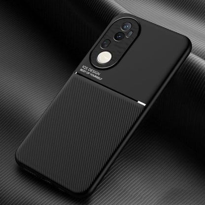 Classic Tilt Strip Grain Magnetic PC Hybrid TPU Phone Case, For vivo S20 Pro, For vivo X200, For vivo X200 Pro mini, For vivo X200 Pro, For vivo Y300 Pro, For vivo V40 Lite