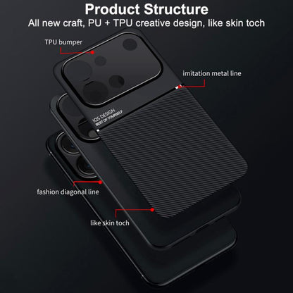 Classic Tilt Strip Grain Magnetic PC Hybrid TPU Phone Case, For vivo S60 5G, For vivo S60 Vitality 5G, For vivo iQOO 15T 5G, For vivo Y31 5G 2025 / Y21d 4G, For vivo iQOO 15, For vivo X300 Pro