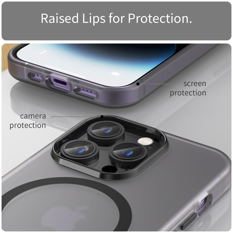 MagSafe Frosted Translucent TPU + PC Full Coverage Phone Case, For iPhone 16 Pro Max, For iPhone 16 Pro Apple Accessories engmag4431 iPhone 16 Pro Max - APEXEL INDIA - Mobile Lens - Mobile Camera Lens - Cellphone Accessories - Phone Lens - Smartphone Lens