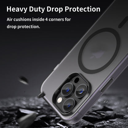 MagSafe Frosted Translucent TPU + PC Full Coverage Phone Case, For iPhone 16 Pro Max, For iPhone 16 Pro Apple Accessories engmag4431 iPhone 16 Pro Max - APEXEL INDIA - Mobile Lens - Mobile Camera Lens - Cellphone Accessories - Phone Lens - Smartphone Lens