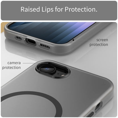 MagSafe Frosted Translucent TPU + PC Full Coverage Phone Case, iPhone 16e, For iPhone 15 Pro Max Apple Accessories engmag4431 iPhone 16e - APEXEL INDIA - Mobile Lens - Mobile Camera Lens - Cellphone Accessories - Phone Lens - Smartphone Lens