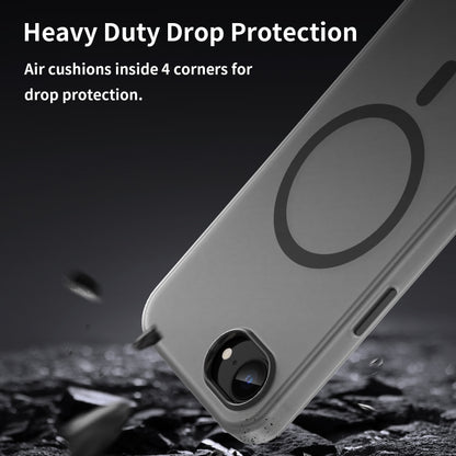 MagSafe Frosted Translucent TPU + PC Full Coverage Phone Case, iPhone 16e, For iPhone 15 Pro Max Apple Accessories engmag4431 iPhone 16e - APEXEL INDIA - Mobile Lens - Mobile Camera Lens - Cellphone Accessories - Phone Lens - Smartphone Lens