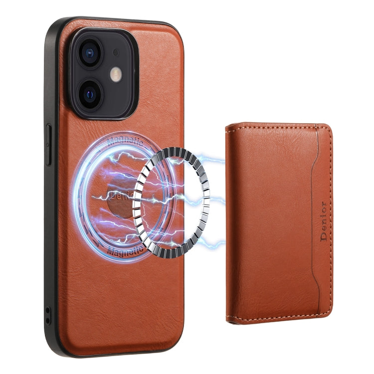 Denior Cowhide Texture Leather MagSafe Detachable Wallet Phone Case, For iPhone SE 2022/2020/8/7, For iPhone 13 Pro Max, For iPhone 13 Pro, For iPhone 13, For iPhone 12, For iPhone 12 Pro Max Apple Accessories engden4447 More iPhone Cases - Denior - Mobile Lens - Mobile Camera Lens - Cellphone Accessories - Phone Lens - Smartphone Lens
