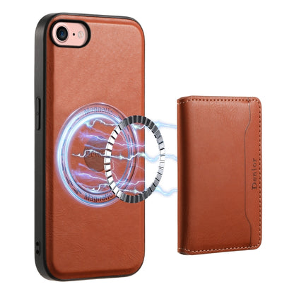 Denior Cowhide Texture Leather MagSafe Detachable Wallet Phone Case, For iPhone SE 2022/2020/8/7, For iPhone 13 Pro Max, For iPhone 13 Pro, For iPhone 13, For iPhone 12, For iPhone 12 Pro Max Apple Accessories engden4447 More iPhone Cases - Denior - Mobile Lens - Mobile Camera Lens - Cellphone Accessories - Phone Lens - Smartphone Lens