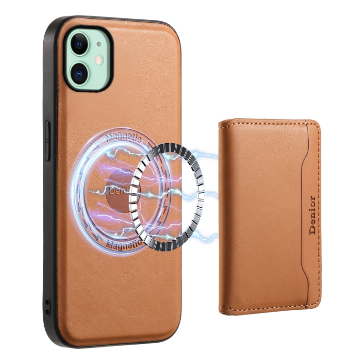 Denior Cowhide Texture Leather MagSafe Detachable Wallet Phone Case, For iPhone 12 Pro, For iPhone 11 Pro Max, For iPhone 11, For iPhone 11 Pro, For iPhone X / XS, For iPhone XR Apple Accessories engden4470 More iPhone Cases - Denior - Mobile Lens - Mobile Camera Lens - Cellphone Accessories - Phone Lens - Smartphone Lens