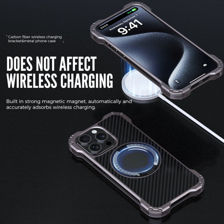 R-JUST RJ51-1 Hollow Rotating Holder MagSafe Magnetic Metal Phone Case, For iPhone 16 Pro Max, For iPhone 16 Pro, For iPhone 16 Plus, For iPhone 16, For iPhone 15 Pro Max, For iPhone 15 Pro, For iPhone 15, For iPhone 14, For iPhone 14 Pro��������������... Apple Accessories engr-j4483 iPhone 16 Pro Max - R-JUST - Mobile Lens - Mobile Camera Lens - Cellphone Accessories - Phone Lens - Smartphone Lens