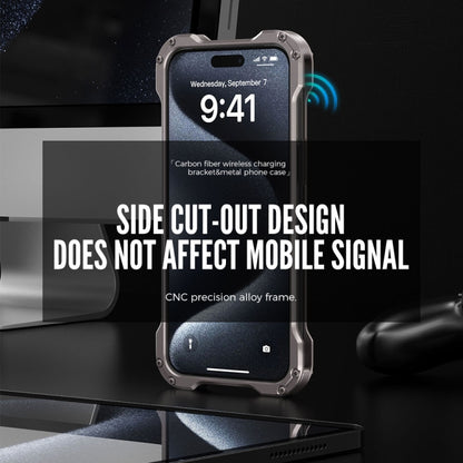R-JUST RJ51-1 Hollow Rotating Holder MagSafe Magnetic Metal Phone Case, For iPhone 16 Pro Max, For iPhone 16 Pro, For iPhone 16 Plus, For iPhone 16, For iPhone 15 Pro Max, For iPhone 15 Pro, For iPhone 15, For iPhone 14, For iPhone 14 Pro��������������... Apple Accessories engr-j4483 iPhone 16 Pro Max - R-JUST - Mobile Lens - Mobile Camera Lens - Cellphone Accessories - Phone Lens - Smartphone Lens