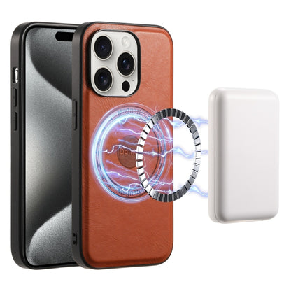Denior Cowhide Texture Leather MagSafe Phone Case, For iPhone 16 Pro Max, For iPhone 16 Pro, For iPhone 16 Plus, For iPhone 16, For iPhone 15 Pro Max, For iPhone 15 Pro Apple Accessories engden4495 iPhone 16 Pro Max - Denior - Mobile Lens - Mobile Camera Lens - Cellphone Accessories - Phone Lens - Smartphone Lens