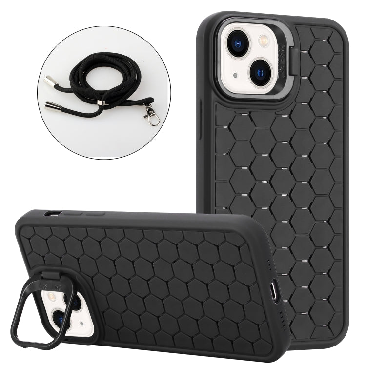 Honeycomb Radiating Lens Holder Magsafe Phone Case with Lanyard, For iPhone 14 Plus, For iPhone 14, For iPhone 14 Pro, For iPhone 14 Pro Max Apple Accessories enghon4503 iPhone 14 Plus - APEXEL INDIA - Mobile Lens - Mobile Camera Lens - Cellphone Accessories - Phone Lens - Smartphone Lens