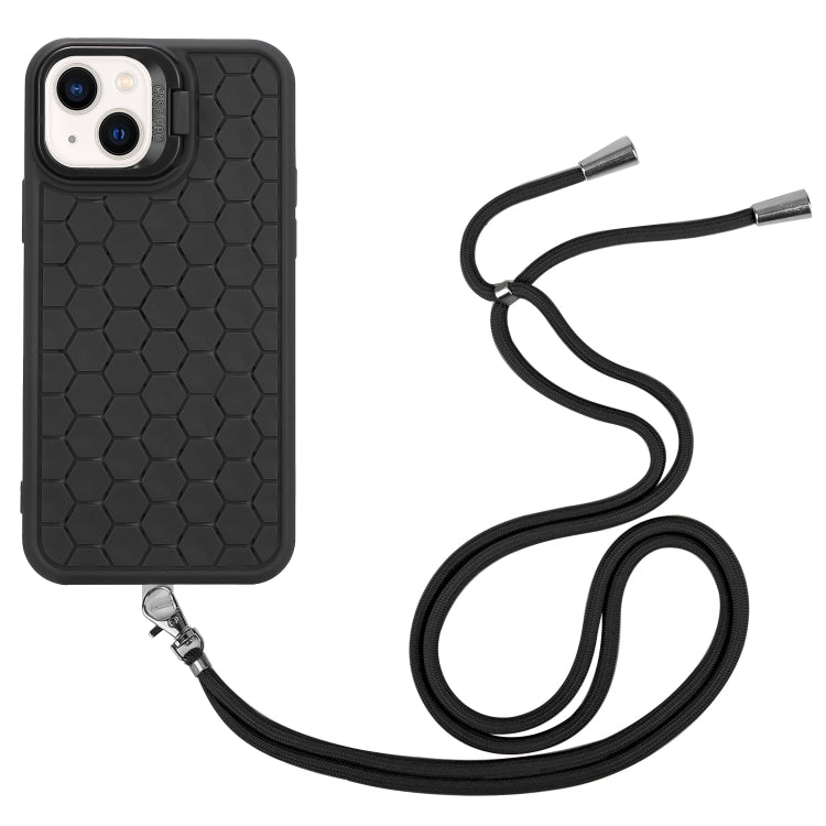 Honeycomb Radiating Lens Holder Magsafe Phone Case with Lanyard, For iPhone 14 Plus, For iPhone 14, For iPhone 14 Pro, For iPhone 14 Pro Max Apple Accessories enghon4503 iPhone 14 Plus - APEXEL INDIA - Mobile Lens - Mobile Camera Lens - Cellphone Accessories - Phone Lens - Smartphone Lens