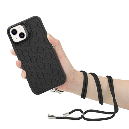 Honeycomb Radiating Lens Holder Magsafe Phone Case with Lanyard, For iPhone 14 Plus, For iPhone 14, For iPhone 14 Pro, For iPhone 14 Pro Max Apple Accessories enghon4503 iPhone 14 Plus - APEXEL INDIA - Mobile Lens - Mobile Camera Lens - Cellphone Accessories - Phone Lens - Smartphone Lens