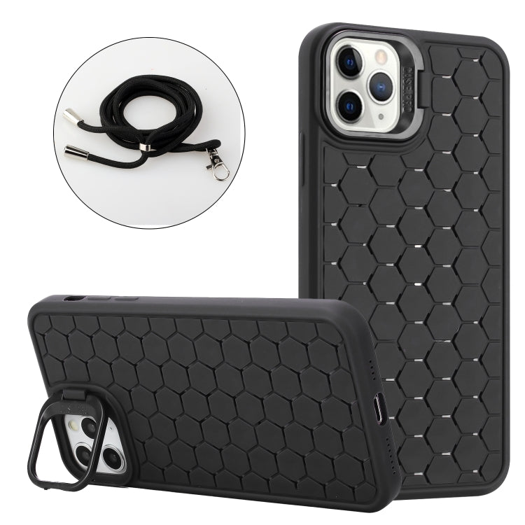 Honeycomb Radiating Lens Holder Magsafe Phone Case with Lanyard, For iPhone 11 Pro Apple Accessories enghon4507 More iPhone Cases - APEXEL INDIA - Mobile Lens - Mobile Camera Lens - Cellphone Accessories - Phone Lens - Smartphone Lens