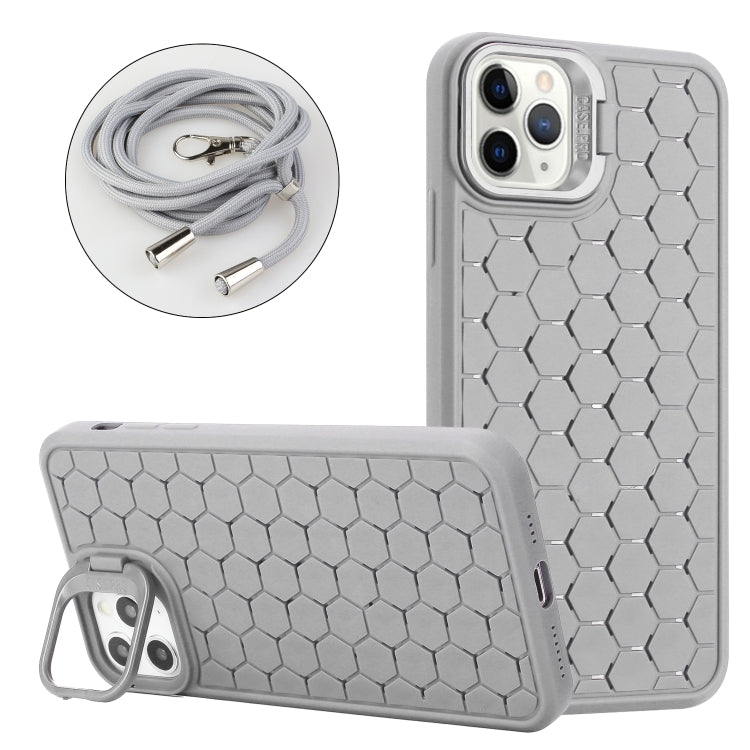 Honeycomb Radiating Lens Holder Magsafe Phone Case with Lanyard, For iPhone 11 Pro Apple Accessories enghon4507 More iPhone Cases - APEXEL INDIA - Mobile Lens - Mobile Camera Lens - Cellphone Accessories - Phone Lens - Smartphone Lens