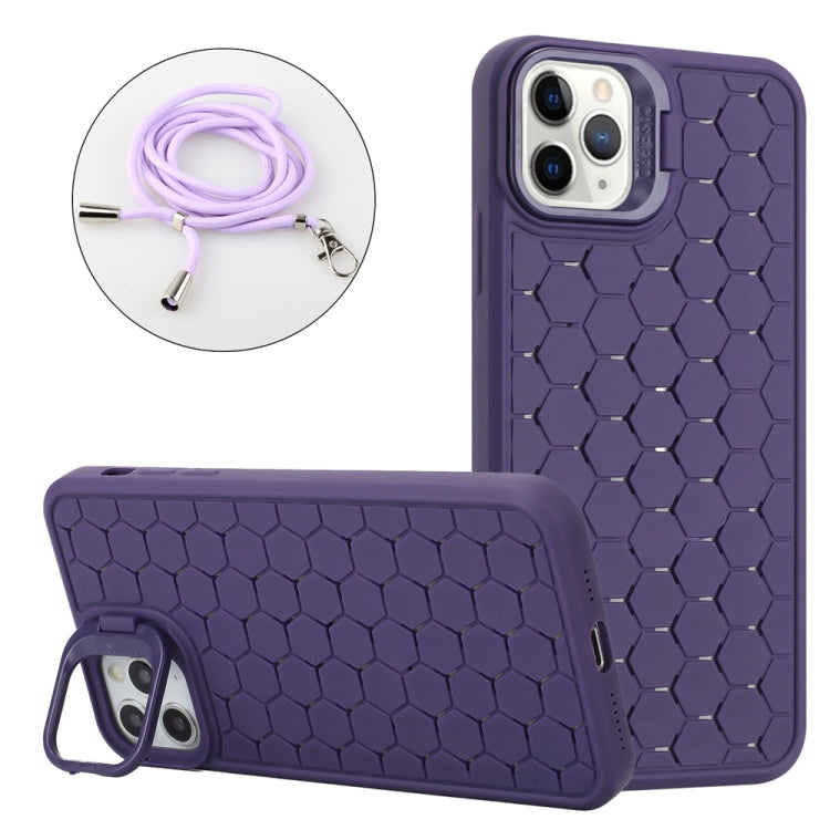 Honeycomb Radiating Lens Holder Magsafe Phone Case with Lanyard, For iPhone 16 Pro Max, For iPhone 16 Pro, For iPhone 16 Plus, For iPhone 16 Apple Accessories enghon4481 iPhone 16 Pro Max - APEXEL INDIA - Mobile Lens - Mobile Camera Lens - Cellphone Accessories - Phone Lens - Smartphone Lens