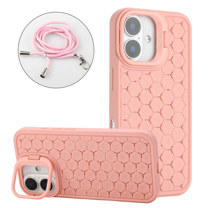 Honeycomb Radiating Lens Holder Magsafe Phone Case with Lanyard, For iPhone 16 Pro Max, For iPhone 16 Pro, For iPhone 16 Plus, For iPhone 16 Apple Accessories enghon4481 iPhone 16 Pro Max - APEXEL INDIA - Mobile Lens - Mobile Camera Lens - Cellphone Accessories - Phone Lens - Smartphone Lens