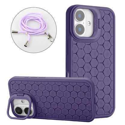 Honeycomb Radiating Lens Holder Magsafe Phone Case with Lanyard, For iPhone 16 Pro Max, For iPhone 16 Pro, For iPhone 16 Plus, For iPhone 16 Apple Accessories enghon4481 iPhone 16 Pro Max - APEXEL INDIA - Mobile Lens - Mobile Camera Lens - Cellphone Accessories - Phone Lens - Smartphone Lens