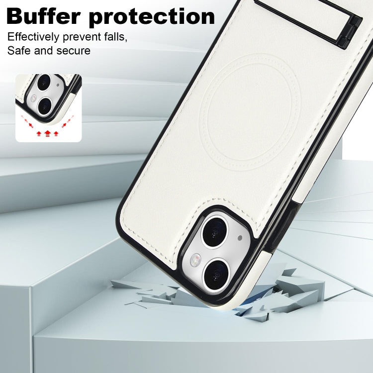 Retro Leather Invisible Stand MagSafe Phone Case, For iPhone 15, For iPhone 14 Plus, For iPhone 14 Apple Accessories engret4514 iPhone 15 - APEXEL INDIA - Mobile Lens - Mobile Camera Lens - Cellphone Accessories - Phone Lens - Smartphone Lens