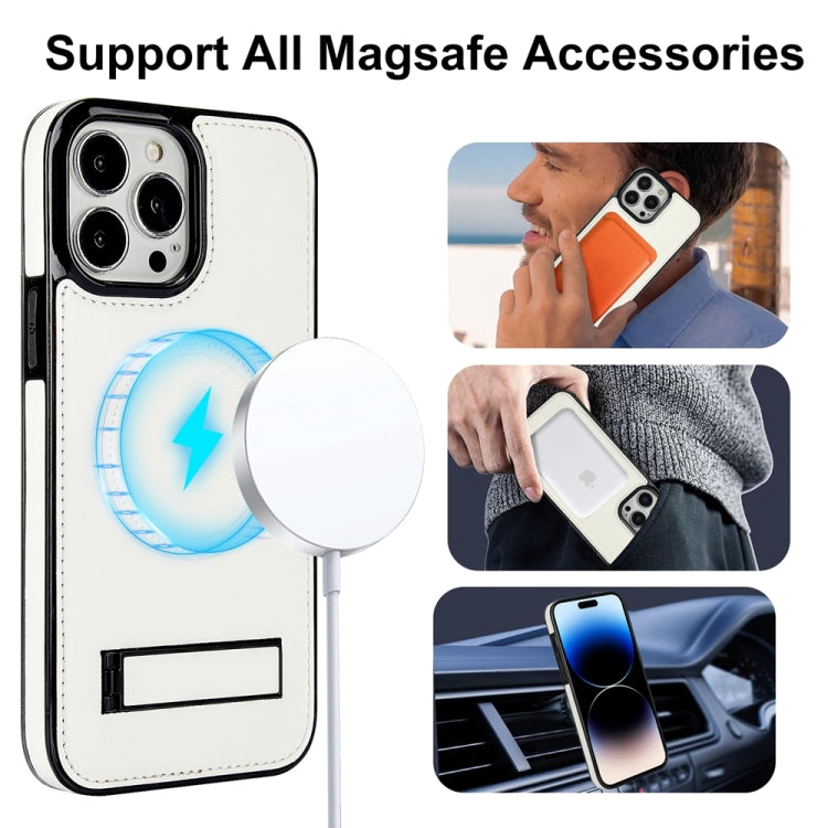 Retro Leather Invisible Stand MagSafe Phone Case, For iPhone 14 Pro, For iPhone 14 Pro Max, For iPhone 13 Pro Max Apple Accessories engret4514 iPhone 14 Pro - APEXEL INDIA - Mobile Lens - Mobile Camera Lens - Cellphone Accessories - Phone Lens - Smartphone Lens