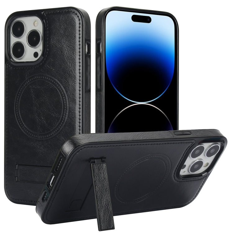 Retro Leather Invisible Stand MagSafe Phone Case, For iPhone 14 Pro, For iPhone 14 Pro Max, For iPhone 13 Pro Max Apple Accessories engret4514 iPhone 14 Pro - APEXEL INDIA - Mobile Lens - Mobile Camera Lens - Cellphone Accessories - Phone Lens - Smartphone Lens