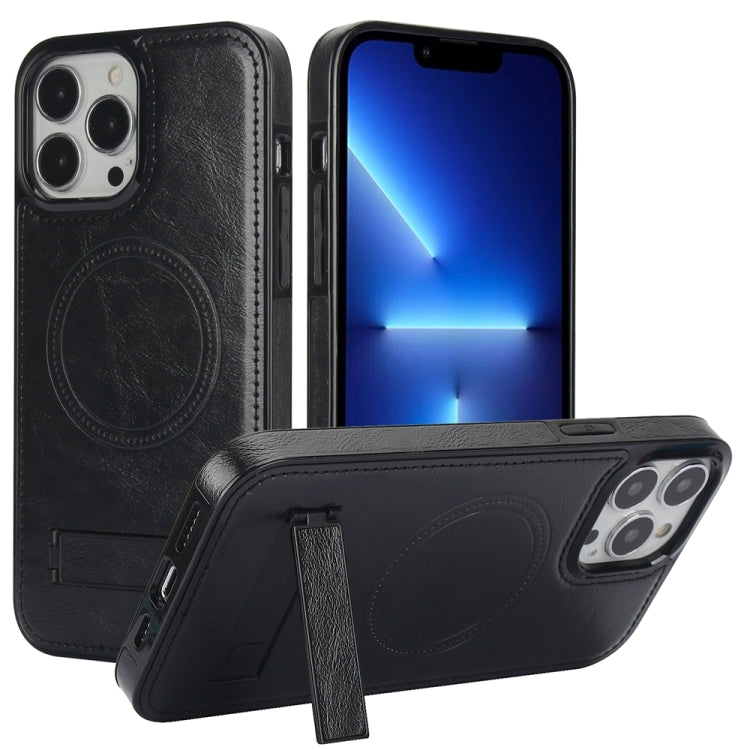Retro Leather Invisible Stand MagSafe Phone Case, For iPhone 14 Pro, For iPhone 14 Pro Max, For iPhone 13 Pro Max Apple Accessories engret4514 iPhone 14 Pro - APEXEL INDIA - Mobile Lens - Mobile Camera Lens - Cellphone Accessories - Phone Lens - Smartphone Lens