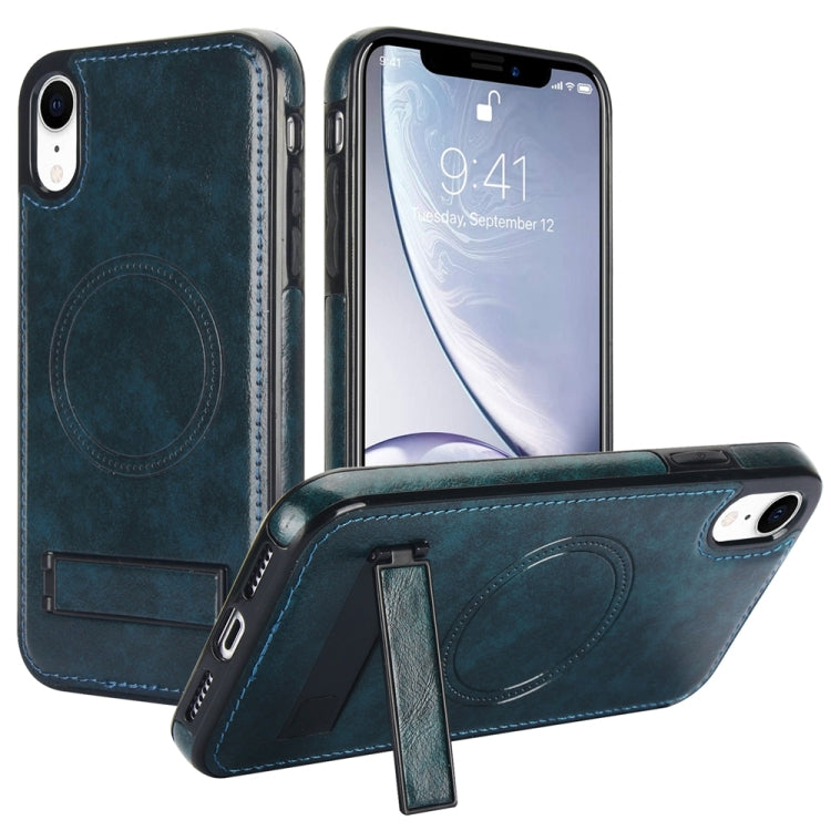 Retro Leather Invisible Stand MagSafe Phone Case, For iPhone X / XS, For iPhone XR, For iPhone XS Max Apple Accessories engret4495 More iPhone Cases - APEXEL INDIA - Mobile Lens - Mobile Camera Lens - Cellphone Accessories - Phone Lens - Smartphone Lens