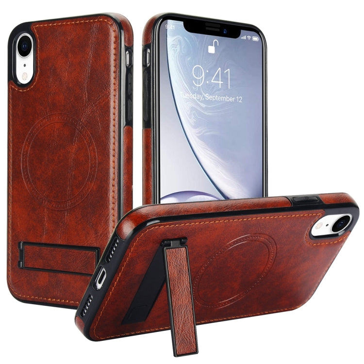 Retro Leather Invisible Stand MagSafe Phone Case, For iPhone X / XS, For iPhone XR, For iPhone XS Max Apple Accessories engret4495 More iPhone Cases - APEXEL INDIA - Mobile Lens - Mobile Camera Lens - Cellphone Accessories - Phone Lens - Smartphone Lens