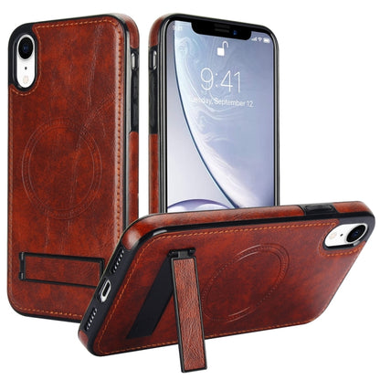 Retro Leather Invisible Stand MagSafe Phone Case, For iPhone X / XS, For iPhone XR, For iPhone XS Max Apple Accessories engret4495 More iPhone Cases - APEXEL INDIA - Mobile Lens - Mobile Camera Lens - Cellphone Accessories - Phone Lens - Smartphone Lens