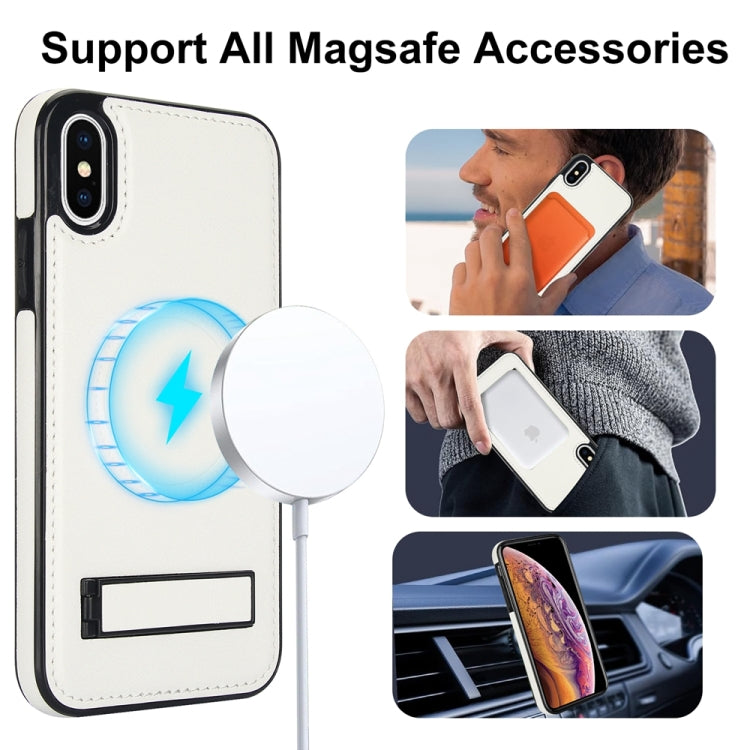 Retro Leather Invisible Stand MagSafe Phone Case, For iPhone X / XS, For iPhone XR, For iPhone XS Max Apple Accessories engret4495 More iPhone Cases - APEXEL INDIA - Mobile Lens - Mobile Camera Lens - Cellphone Accessories - Phone Lens - Smartphone Lens