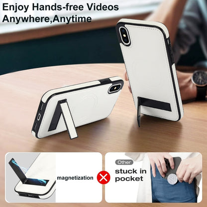 Retro Leather Invisible Stand MagSafe Phone Case, For iPhone X / XS, For iPhone XR, For iPhone XS Max Apple Accessories engret4495 More iPhone Cases - APEXEL INDIA - Mobile Lens - Mobile Camera Lens - Cellphone Accessories - Phone Lens - Smartphone Lens