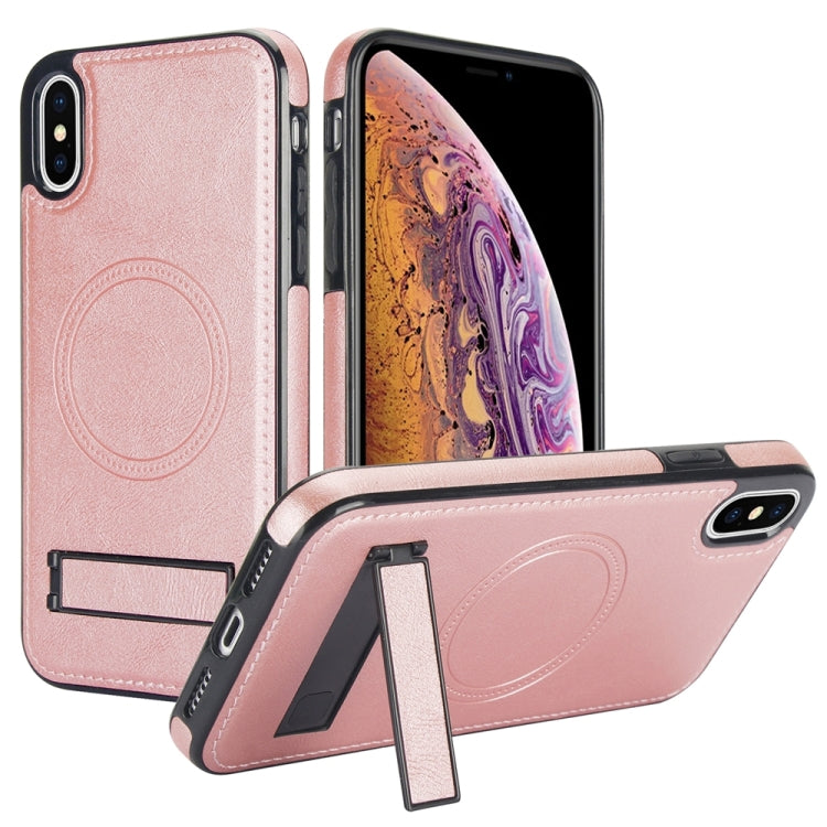 Retro Leather Invisible Stand MagSafe Phone Case, For iPhone X / XS, For iPhone XR, For iPhone XS Max Apple Accessories engret4495 More iPhone Cases - APEXEL INDIA - Mobile Lens - Mobile Camera Lens - Cellphone Accessories - Phone Lens - Smartphone Lens