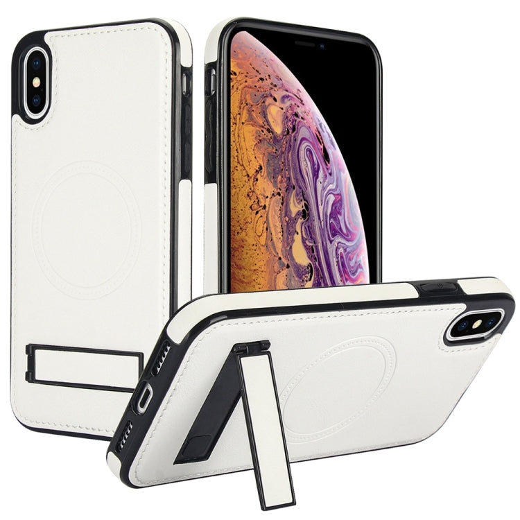 Retro Leather Invisible Stand MagSafe Phone Case, For iPhone X / XS, For iPhone XR, For iPhone XS Max Apple Accessories engret4495 More iPhone Cases - APEXEL INDIA - Mobile Lens - Mobile Camera Lens - Cellphone Accessories - Phone Lens - Smartphone Lens